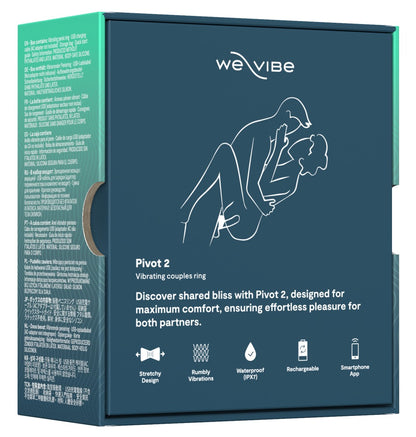 Rückseite der Produktverpackung des We-Vibe Pivot 2 Vibro-Penisrings