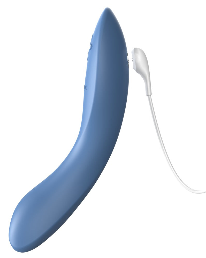 We-Vibe Rave 2 G-Punkt-Vibrator in Blau mit magnetischem Ladekabel