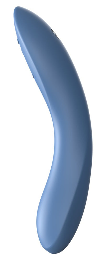 We-Vibe Rave 2 G-Punkt-Vibrator in Blau in schräger Ansicht