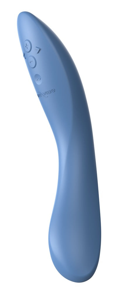 We-Vibe Rave 2 G-Punkt-Vibrator in Blau in der Seitenansicht