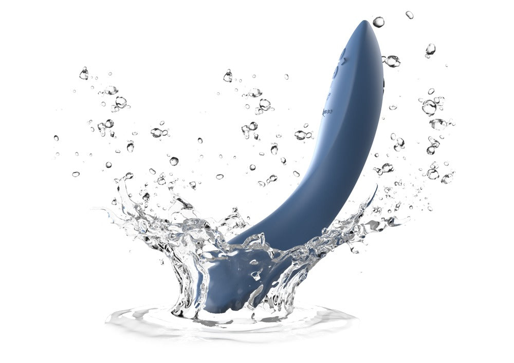 We-Vibe Rave 2 G-Punkt-Vibrator in Blau mit Wasserspritzern