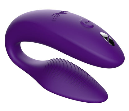 Vorderansicht des lilafarbenen We-Vibe Sync 2 Paarvibrators