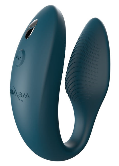 Rückansicht des petrolfarbenen We-Vibe Sync 2 Paarvibrators