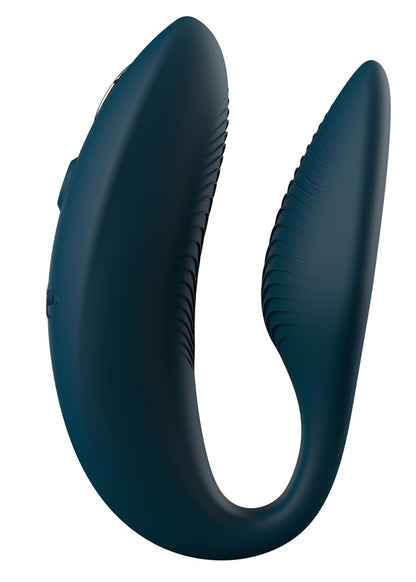 Seitenansicht des petrolfarbenen We-Vibe Sync 2 Paarvibrators