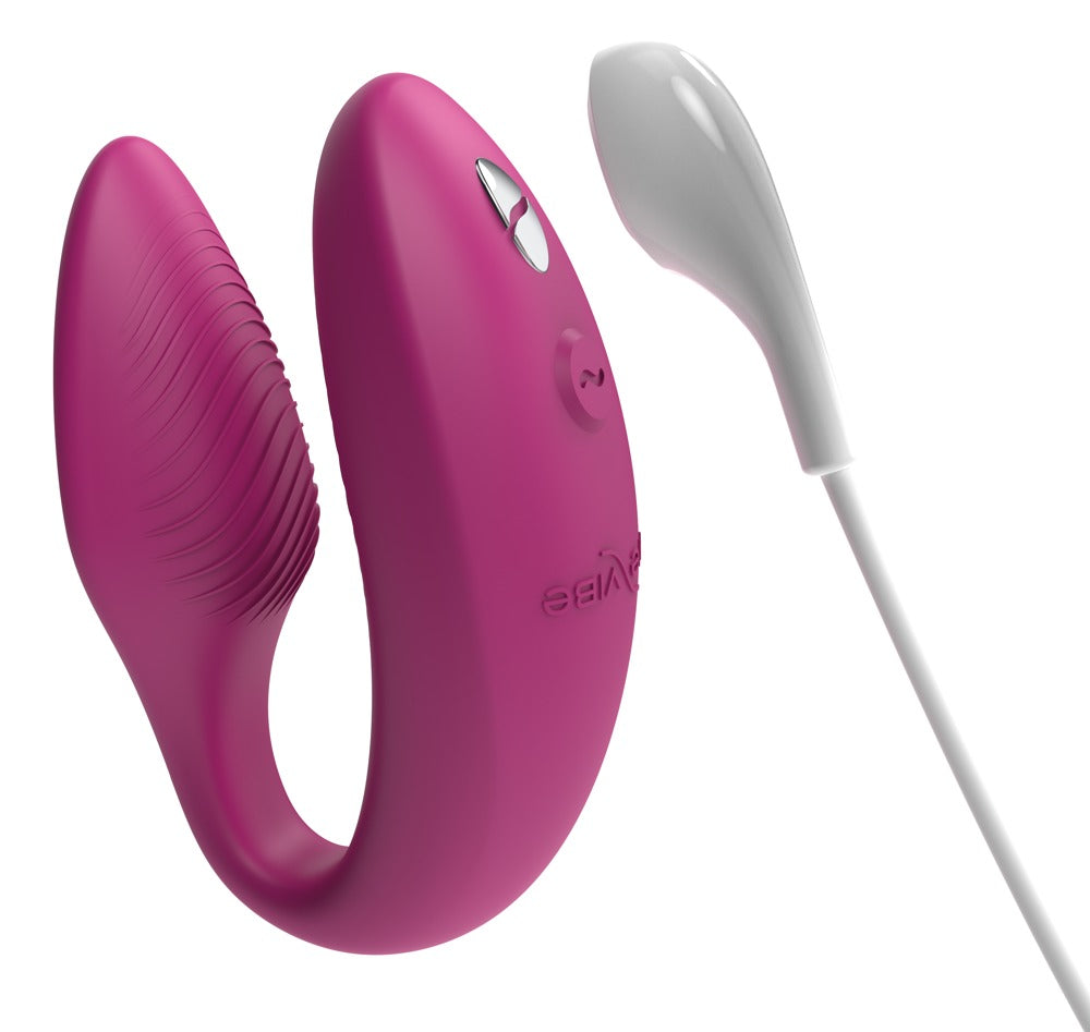 Pinker We-Vibe Sync 2 mit USB-Ladekabel