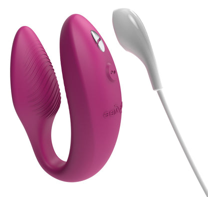 Pinker We-Vibe Sync 2 mit USB-Ladekabel