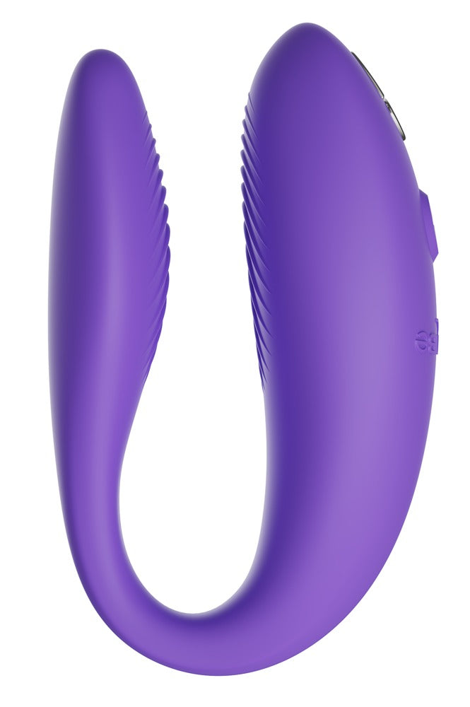 Rückansicht des lilafarbenen We-Vibe Sync Go Paarvibrators