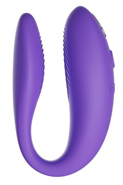 Rückansicht des lilafarbenen We-Vibe Sync Go Paarvibrators