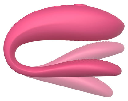 Pinker We-Vibe Sync Lite in geöffneter Position