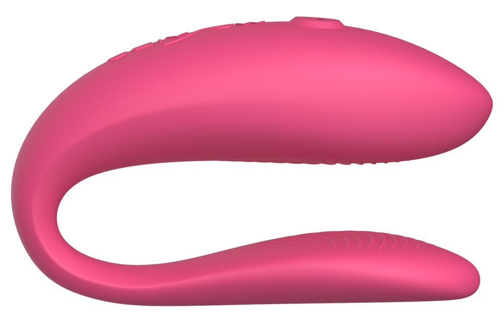 Seitenansicht des pinken We-Vibe Sync Lite Paarvibrators