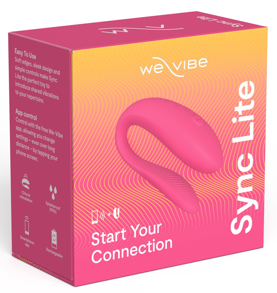 Produktverpackung des pinken We-Vibe Sync Lite