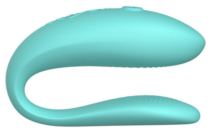 Seitenansicht des türkisen We-Vibe Sync Lite Paarvibrators
