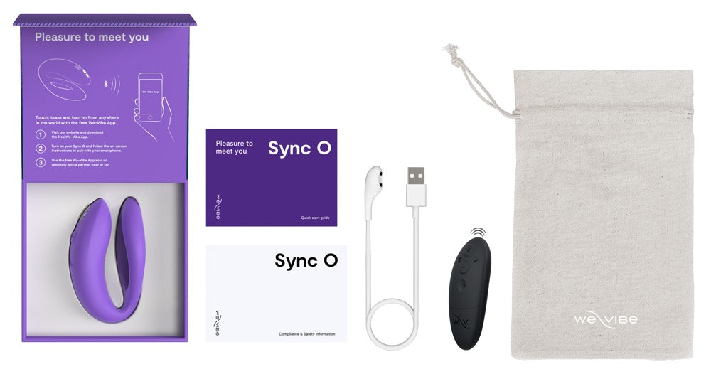 We-Vibe Sync O Verpackung und Lieferumfang Übersicht