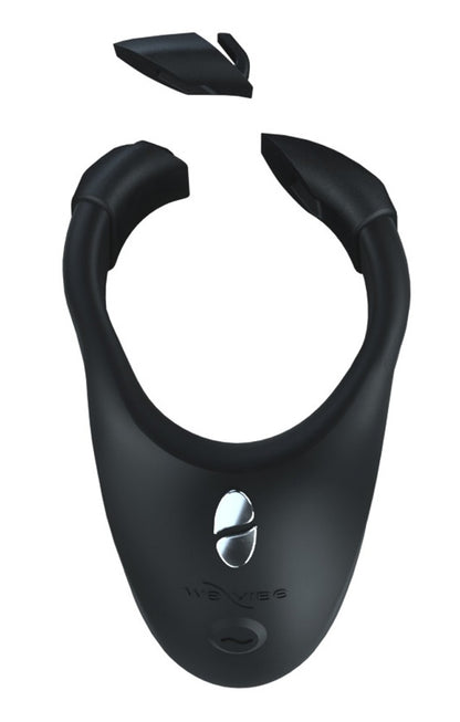 Schwarzer We-Vibe Bond Vibroring mit flexiblem Ring in der Seitenansicht