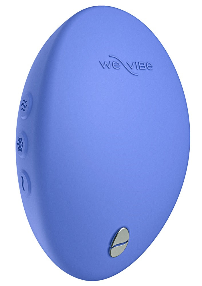 We-Vibe Temp Auflegevibrator in Blau in der Vorderansicht