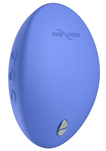 We-Vibe Temp Auflegevibrator in Blau in der Vorderansicht