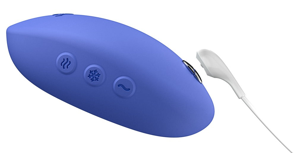 We-Vibe Temp Auflegevibrator in Blau mit magnetischem Ladekabel