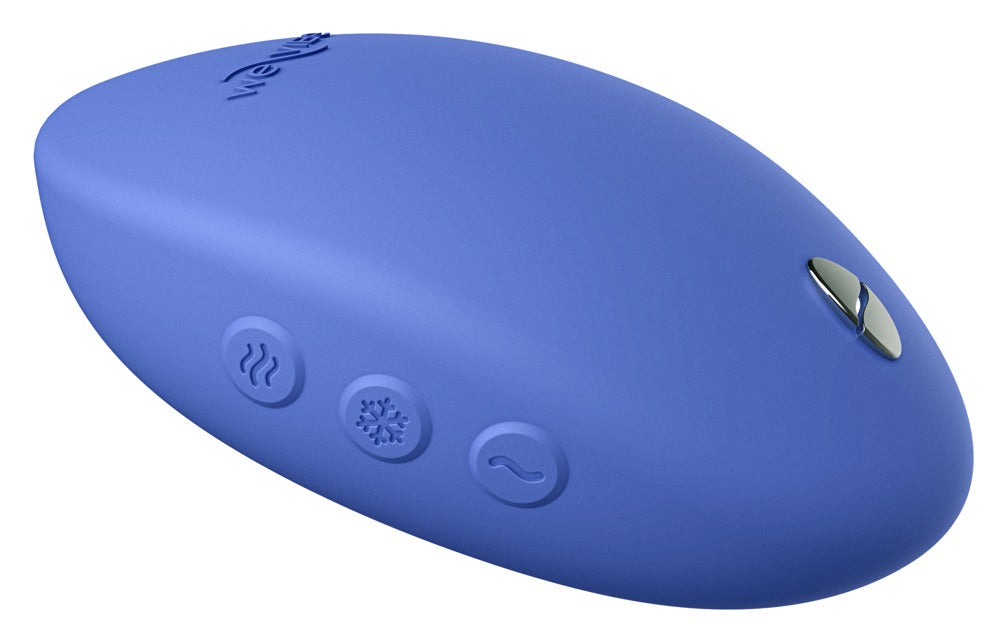 We-Vibe Temp Auflegevibrator in Blau in seitlicher Produktansicht
