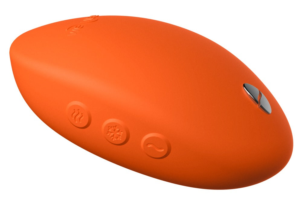 We-Vibe Temp Auflegevibrator in Orange in seitlicher Produktansicht