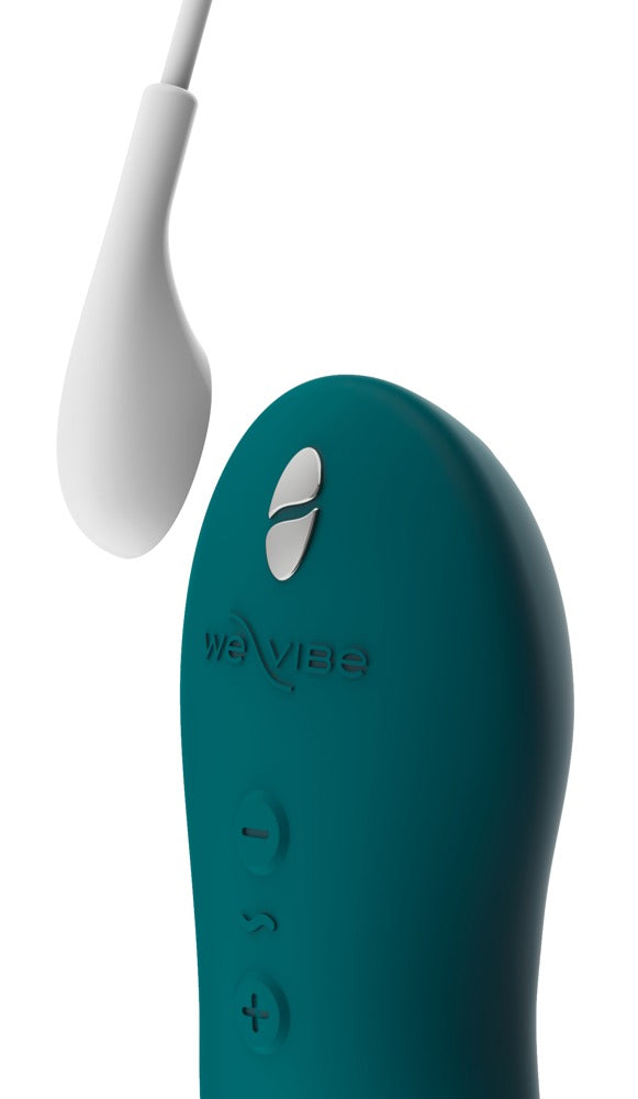 We-Vibe Touch X Auflegevibrator in Grün mit magnetischem Ladekabel
