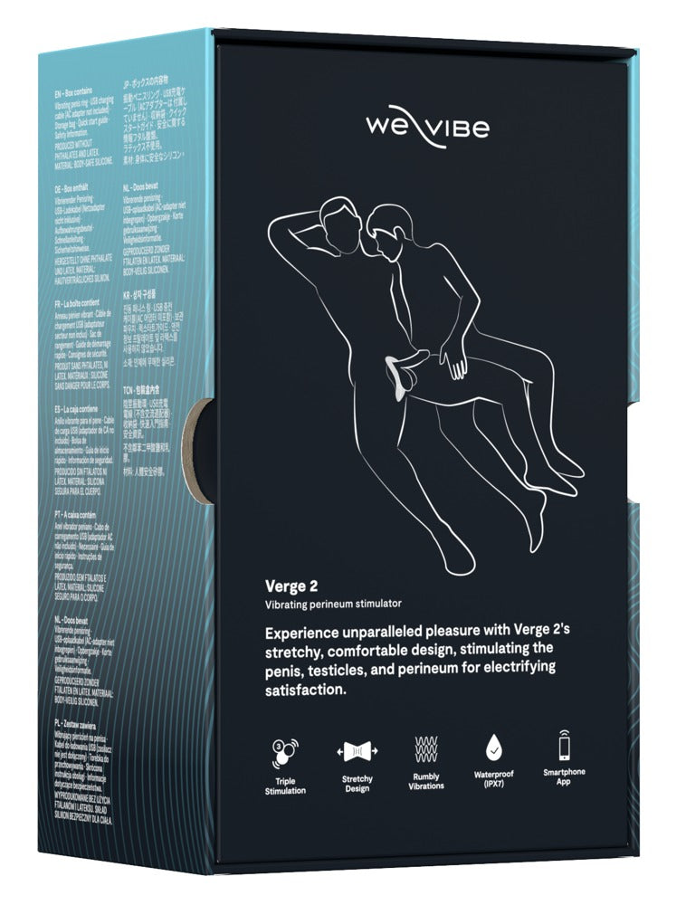 Lieferumfang des We-Vibe Verge 2 mit Zubehör