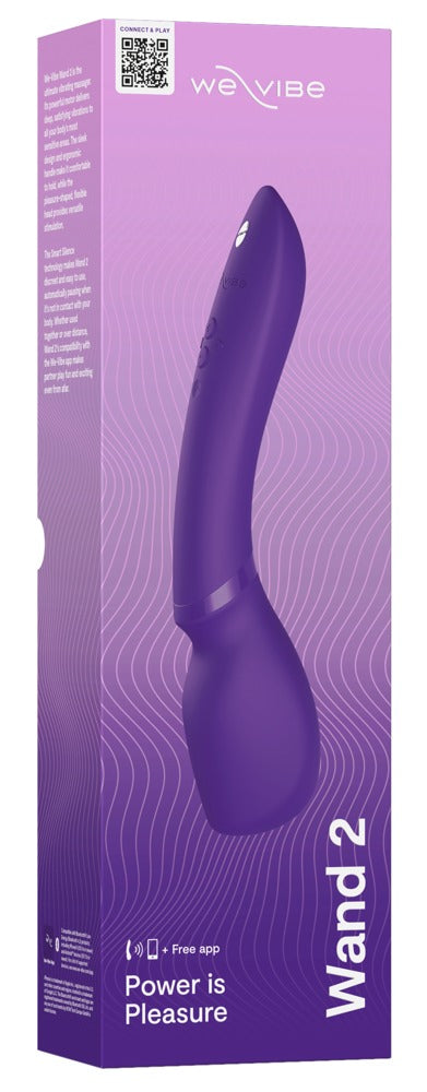 Produktverpackung des We-Vibe Wand 2 Massagestabs in Pink