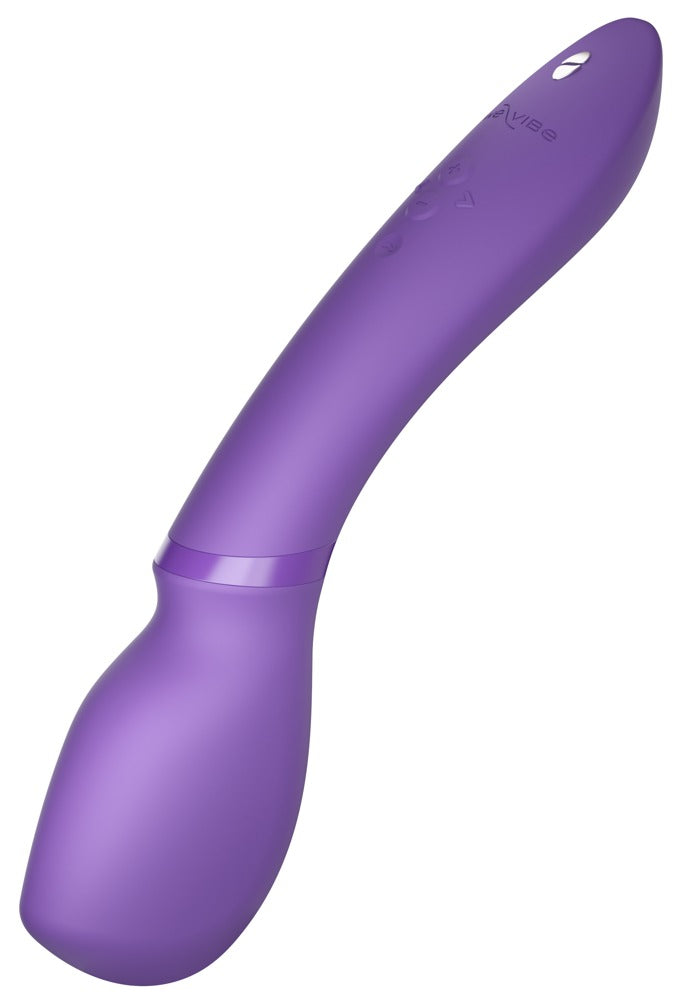 We-Vibe Wand 2 Massagestab in Pink in schräger Ansicht