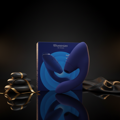 Womanizer Duo 2 in Blau mit Pleasure Air™ und Vibrationsfunktion