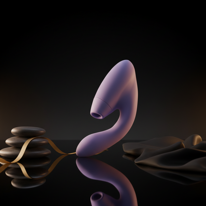 Womanizer Duo 2 in Lila mit dualer Pleasure Air™ und G-Punkt-Stimulation