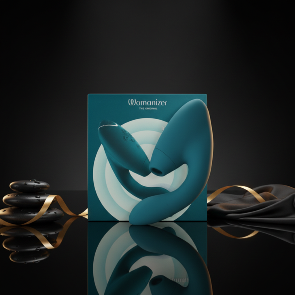 Womanizer Duo 2 in Petrol mit luxuriöser Dual-Stimulation