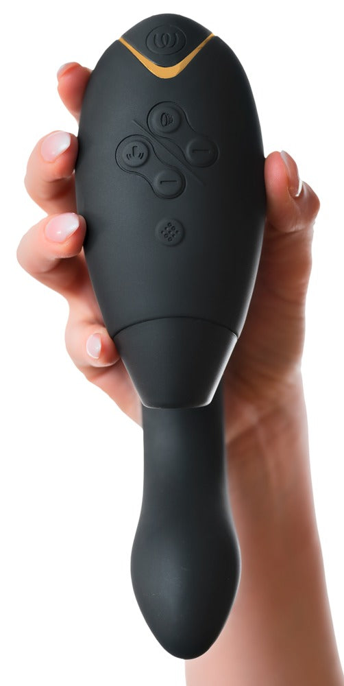 Rückansicht des Womanizer Duo 2 mit Soft-Touch-Steuerung
