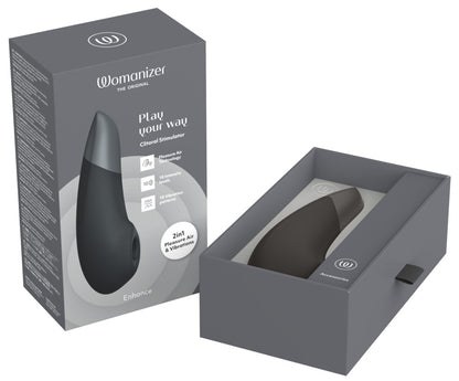 Womanizer Enhance Produktverpackung mit Inhalt