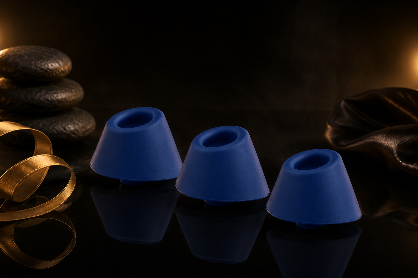 Womanizer Heads Blueberry Ersatzkappen 3er Set aus Silikon für DUO und DUO2