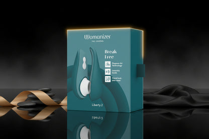 Womanizer Liberty 2 Verpackung türkis Produktbox
