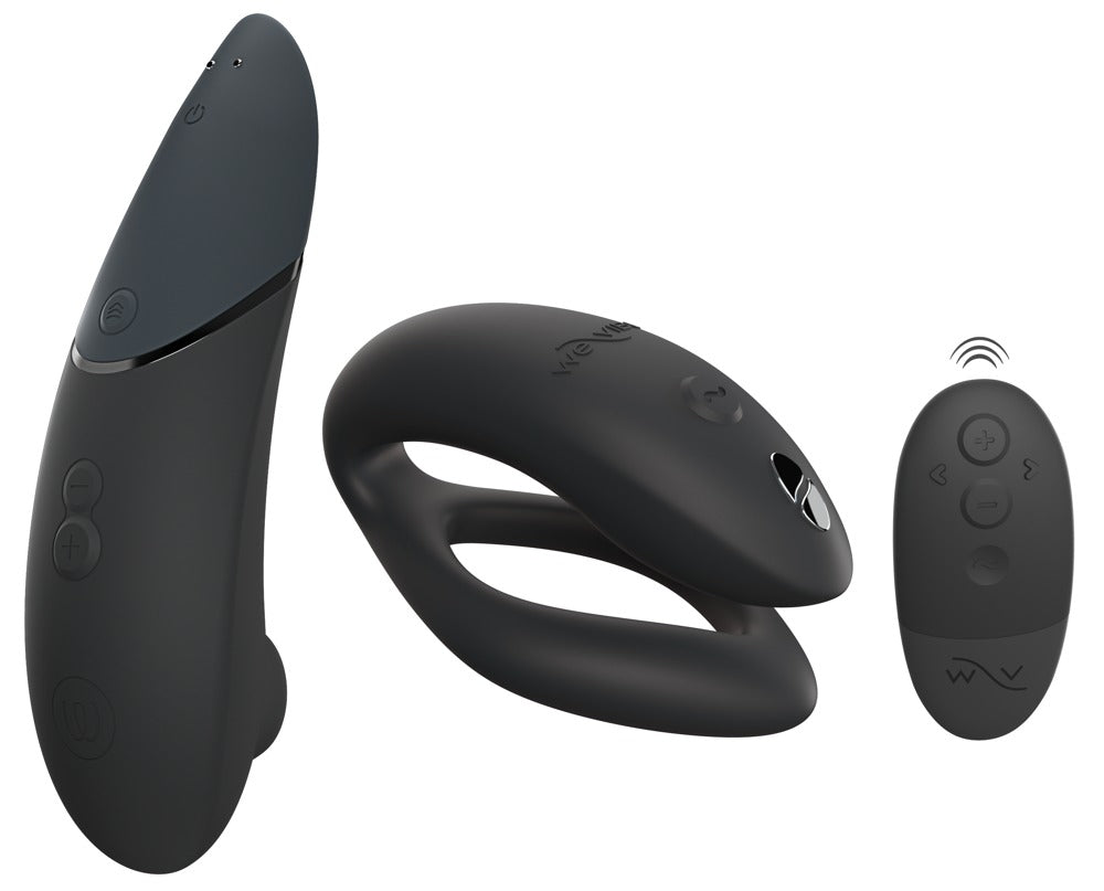 Womanizer NEXT und We-Vibe Sync O Premium Set in Schwarz