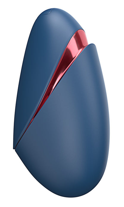 Halb geöffneter Womanizer Next Liberty in Blau
