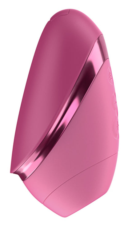 Geöffneter Womanizer Next Liberty in Pink mit Magnet-Cover