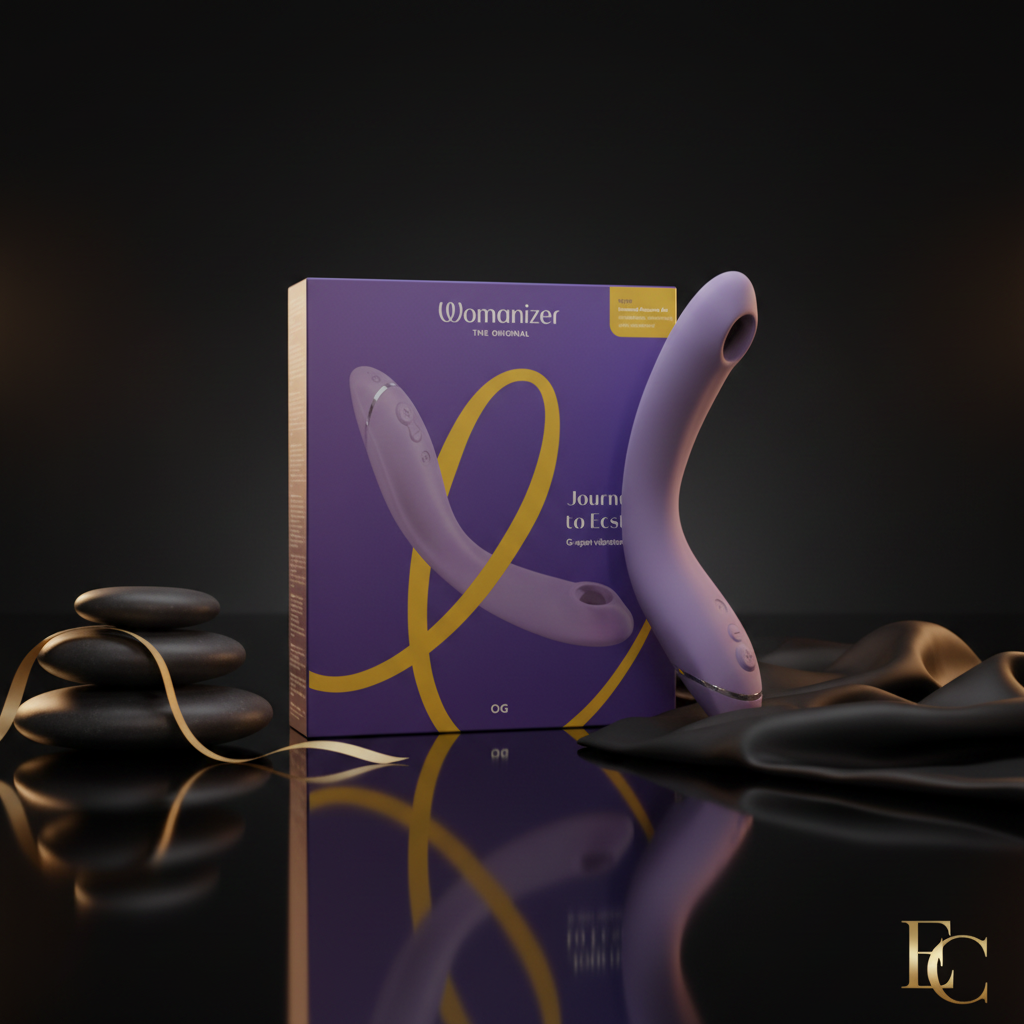 Womanizer OG Pleasure Air Stimulator mit lila Designverpackung