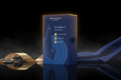 Womanizer Premium 2 Druckwellenvibrator blau