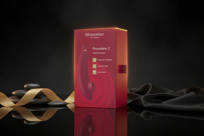 Womanizer Premium 2 Druckwellenvibrator rot