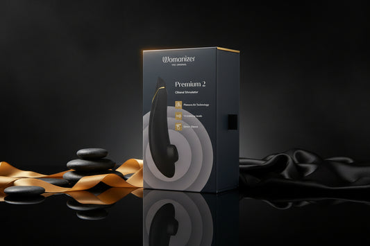 Womanizer Premium 2 Druckwellenvibrator schwarz Premium Intimate Wellness