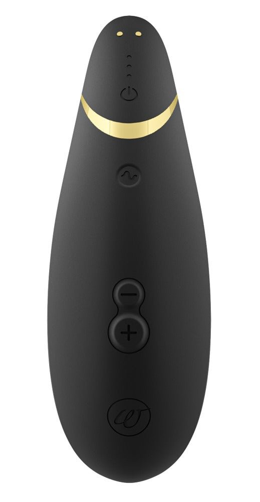 Womanizer Premium 2 Druckwellenvibrator schwarz Vorderansicht