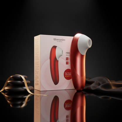 Womanizer Pro in intensiver roter Farbvariante