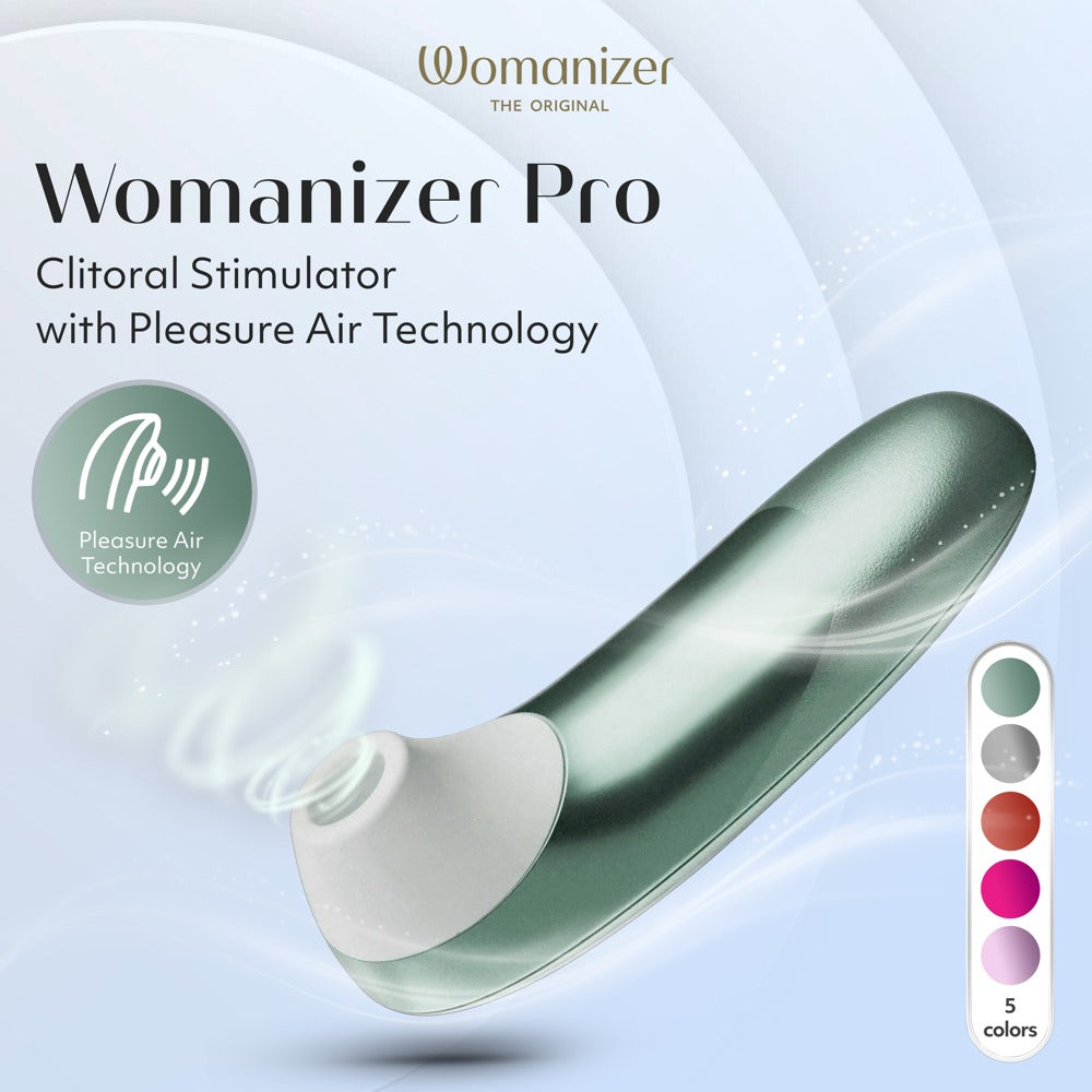 Womanizer Pro Intimate Wellness Gerät in stilvoller Lifestyle Aufnahme