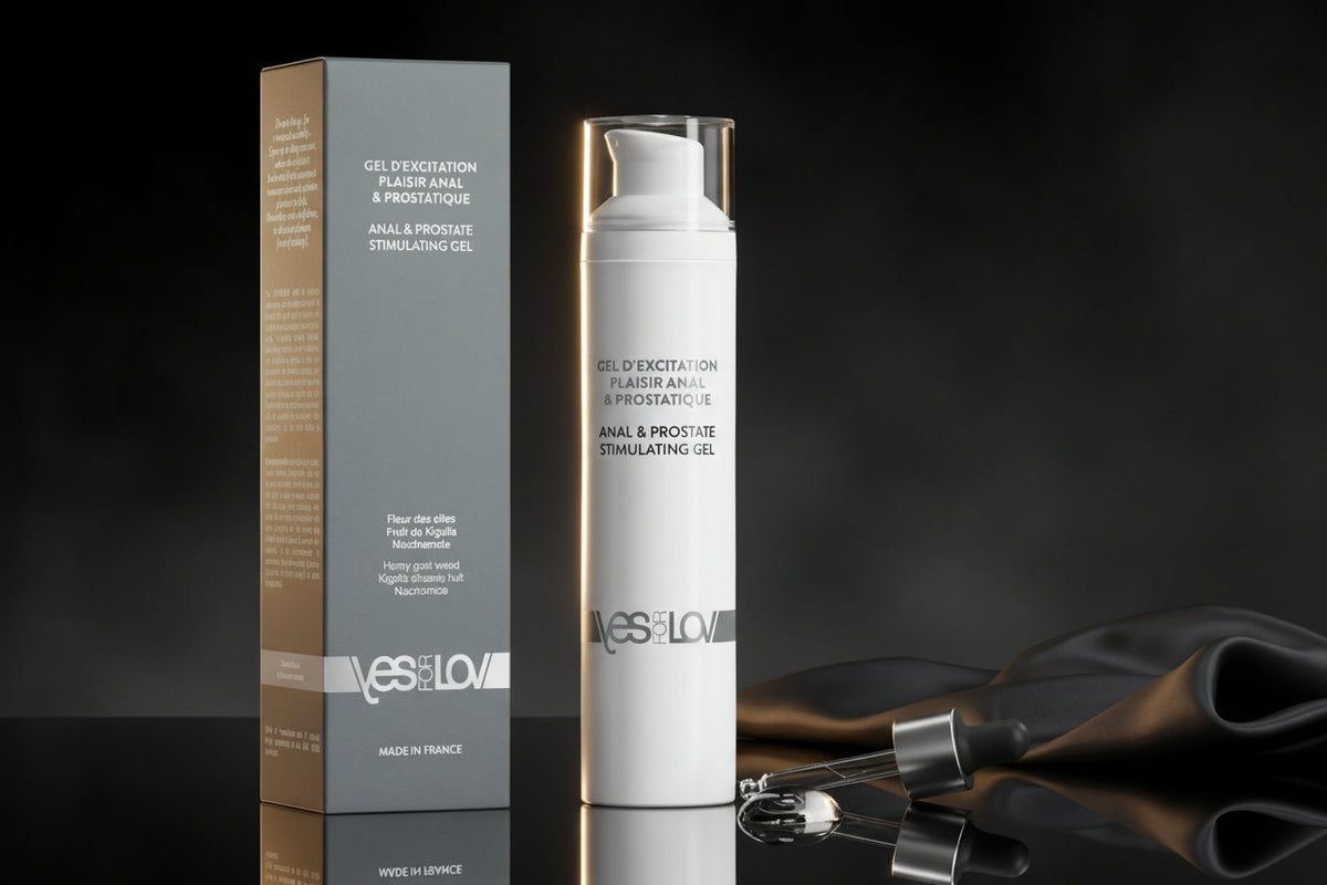 YESforLOV Anal & Prostate Stimulating Gel 50ml in eleganter Verpackung für Intimate Wellness