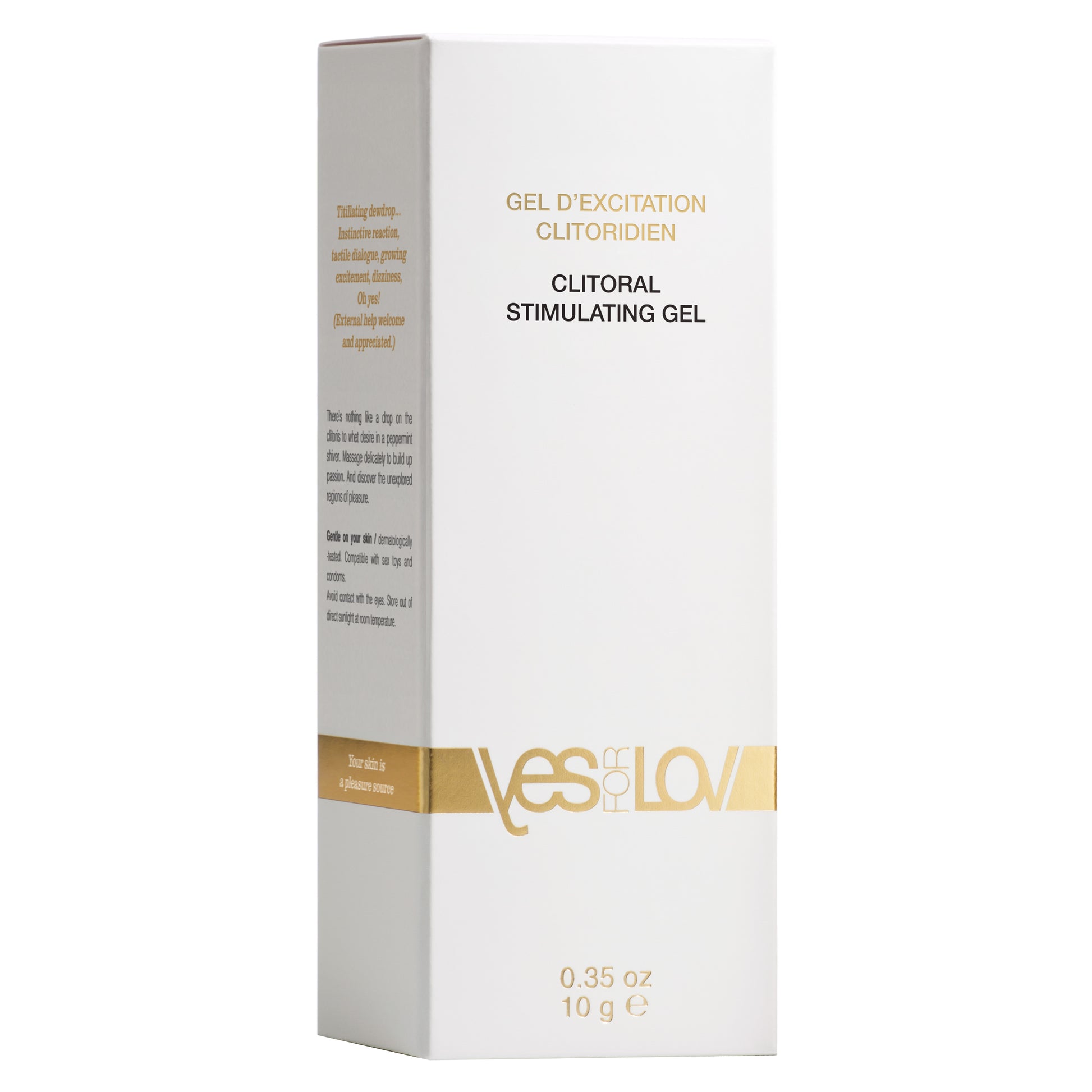 YESforLOV Clitoral Stimulating Gel 10g Detailansicht Tube