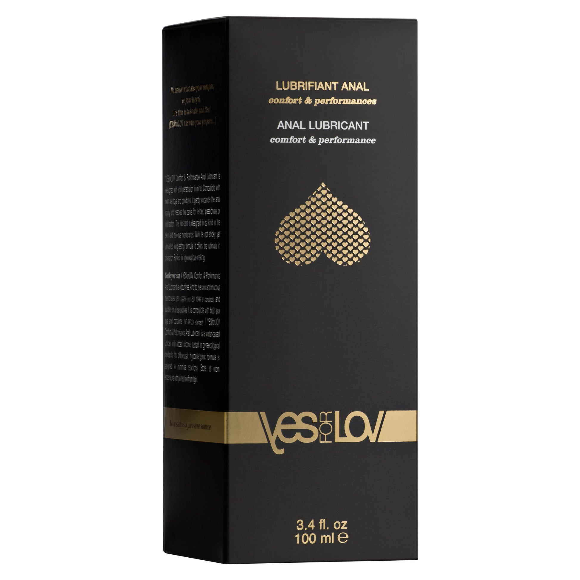 YESforLOV Comfort Performance Anal Lubricant 100ml Verpackung Detailansicht