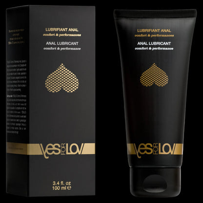 YESforLOV Comfort Performance Anal Lubricant 100ml Verpackung Premium Gleitgel