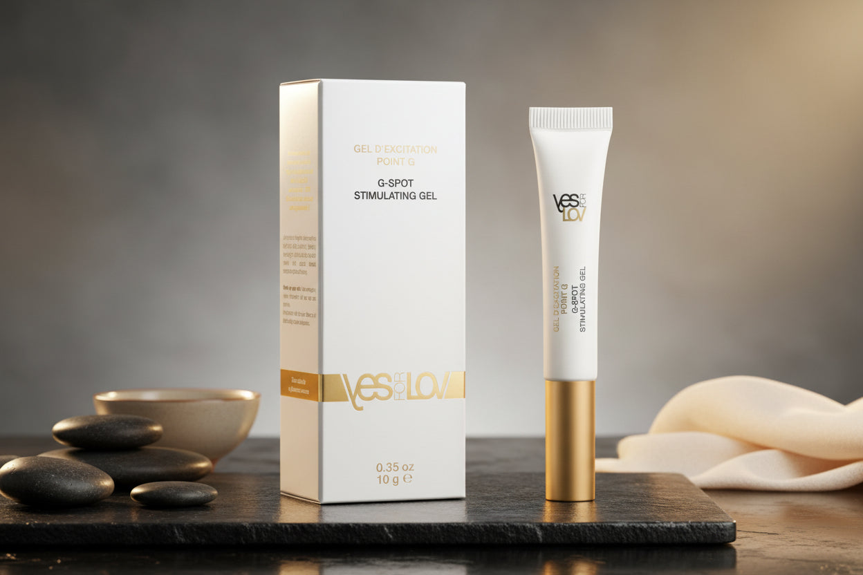 YESforLOV G-Spot Stimulation Gel 10g minimalistische Produktansicht Intimate Wellness