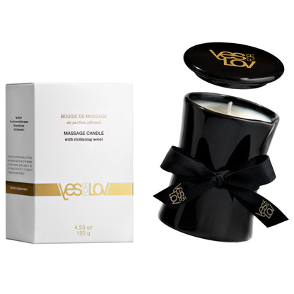 YESforLOV Massage Candle Titillating Scent 120g luxuriöse Massagekerze mit warmem Duft